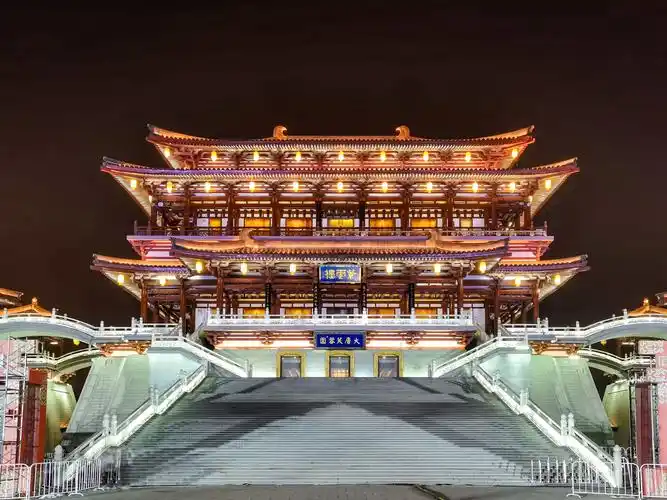 大唐芙蓉园紫云楼夜景