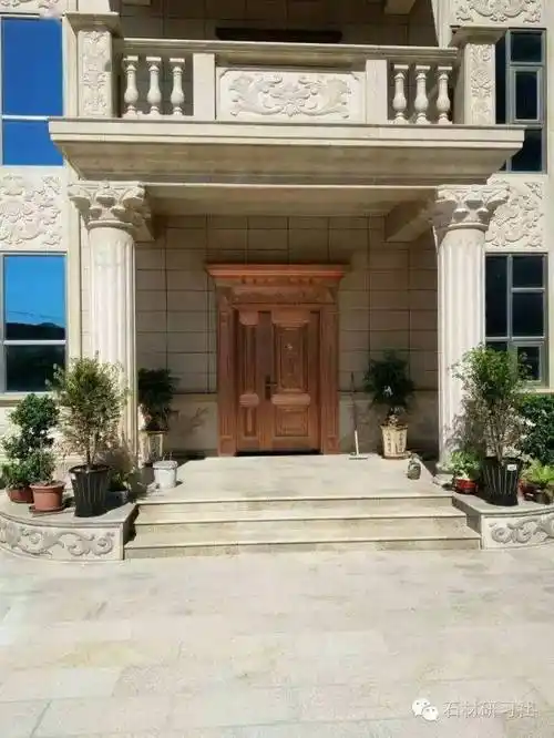 自建别墅石材大门的设计案例及风水讲究