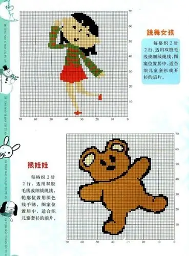 【转载】精灵宝宝毛衣编织图案