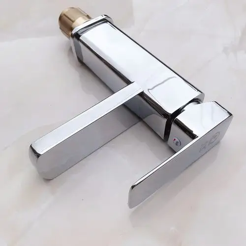 厂家直销批发供应锌合金四方单孔面盆台盆冷热水龙头