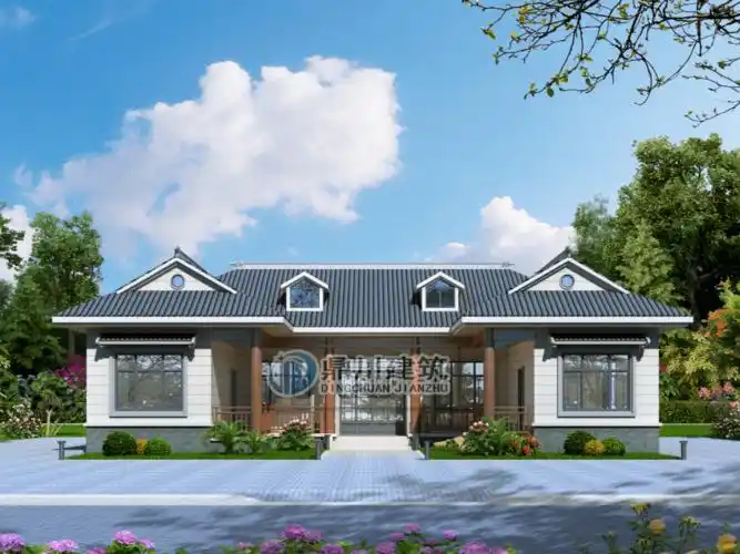 6款一层实用自建别墅农村建平层好看又省钱安逸舒适