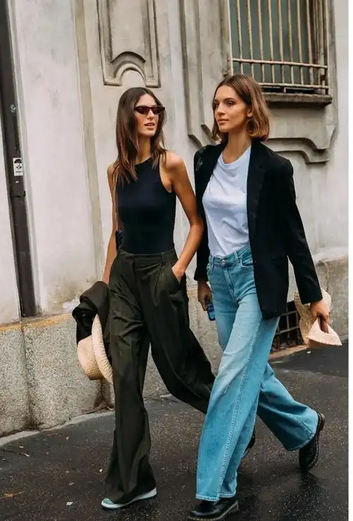 慵懒有态度的法式风,还得看法国街头的女孩们的穿搭了