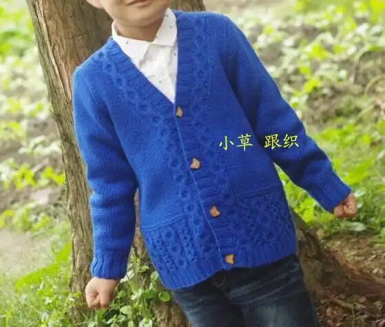 【阿珍手工】爱巢—大男孩开衫 外套毛衣 零基础视频教程