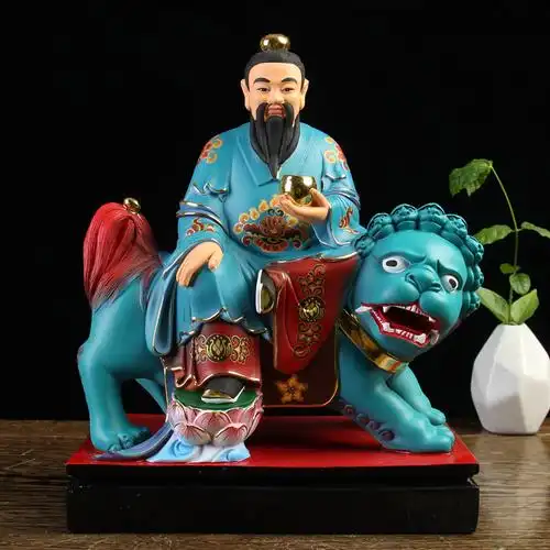 太乙真人神像道教太乙救苦天尊家居供奉青华大帝树脂神像摆件