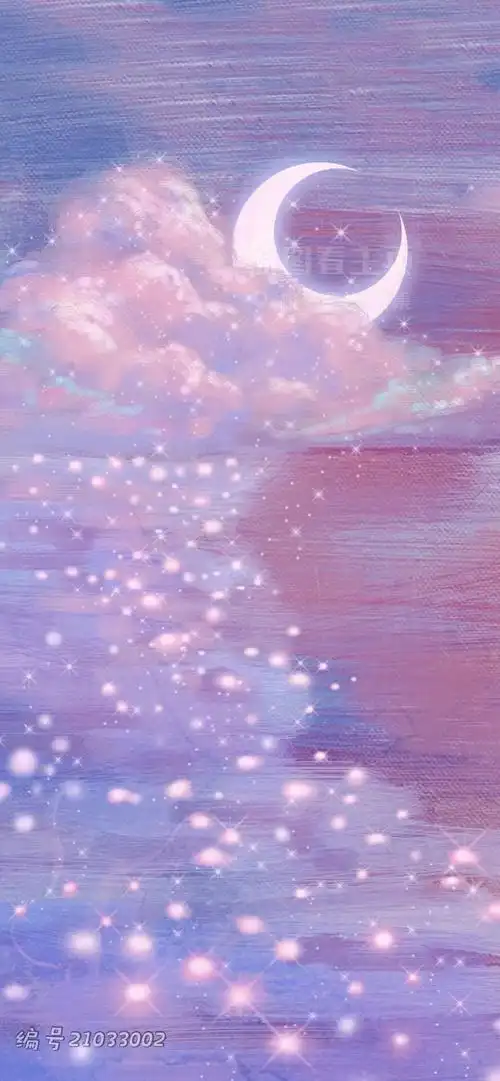 星月作伴 梦幻夜空星空壁纸