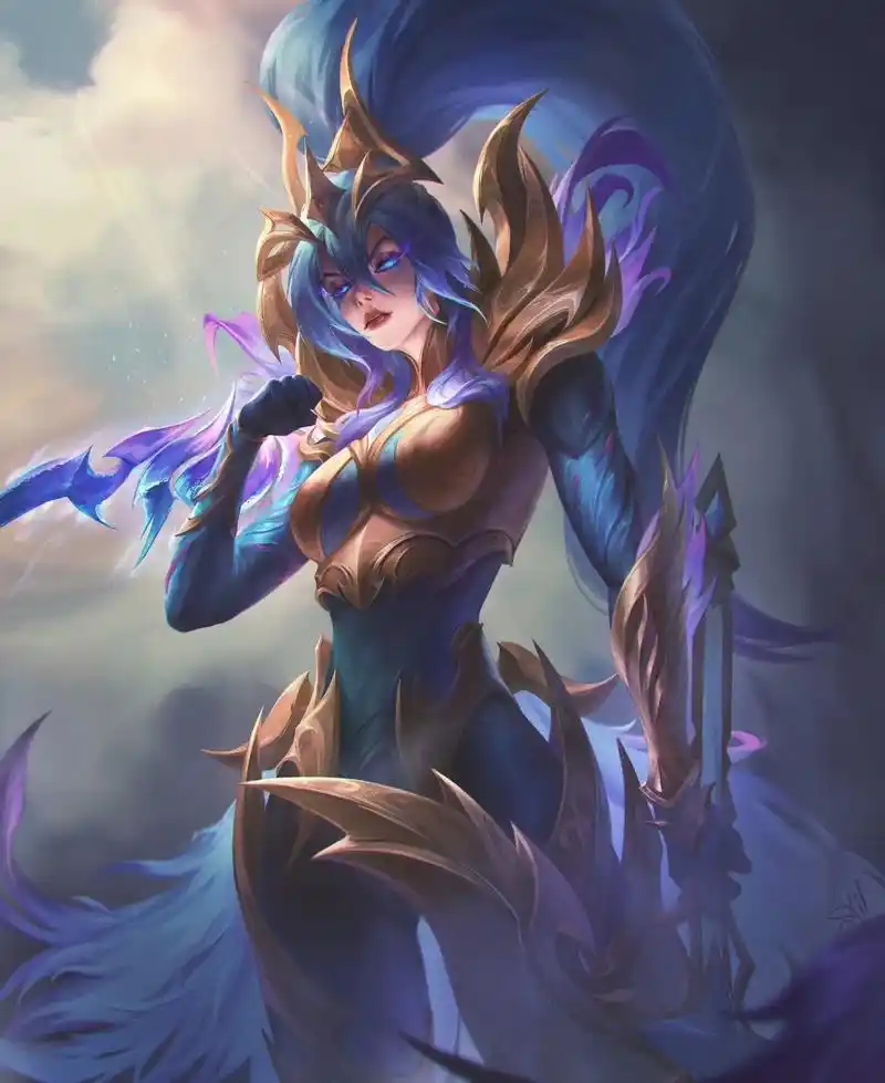 画了黎明使者vn.摆烂了 下一张#板绘 #黎明使者薇恩 #英 - 抖音