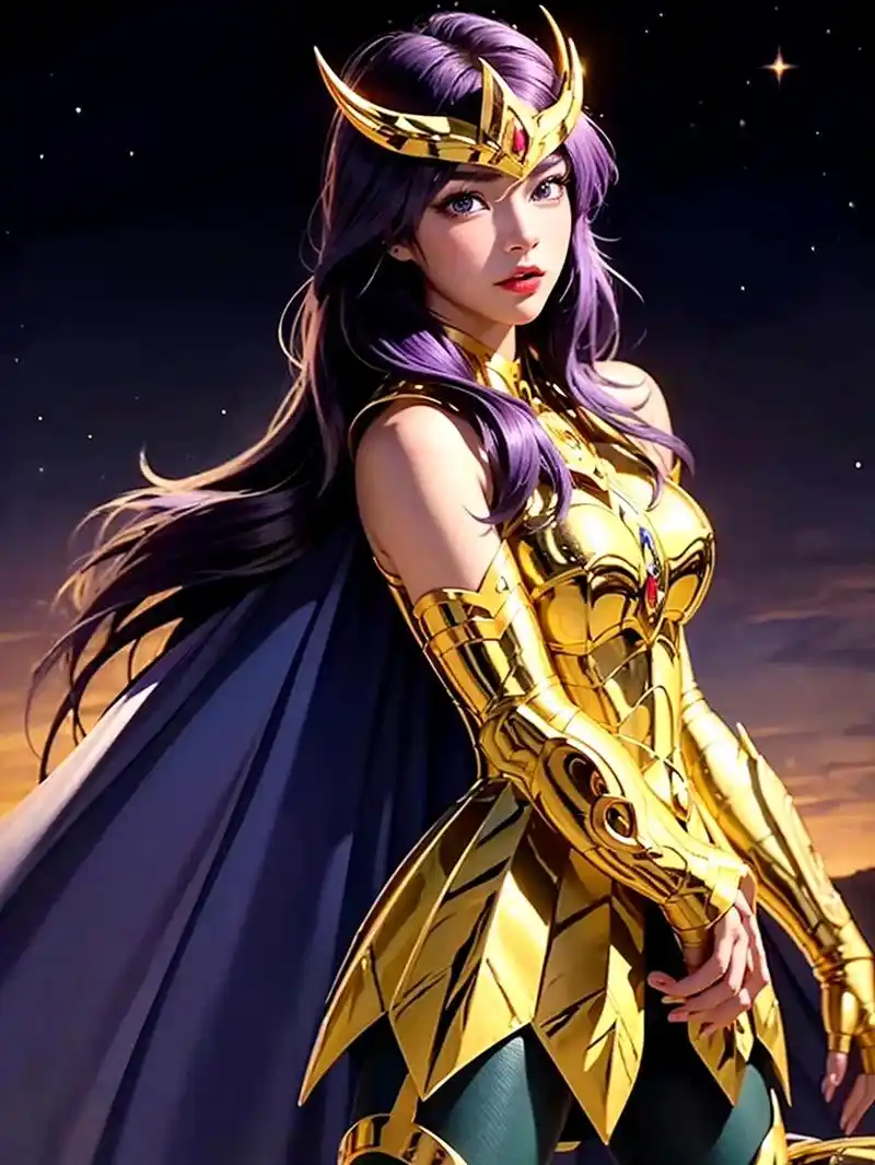 ai创作:圣斗士星矢 女版天蝎座黄金圣斗士