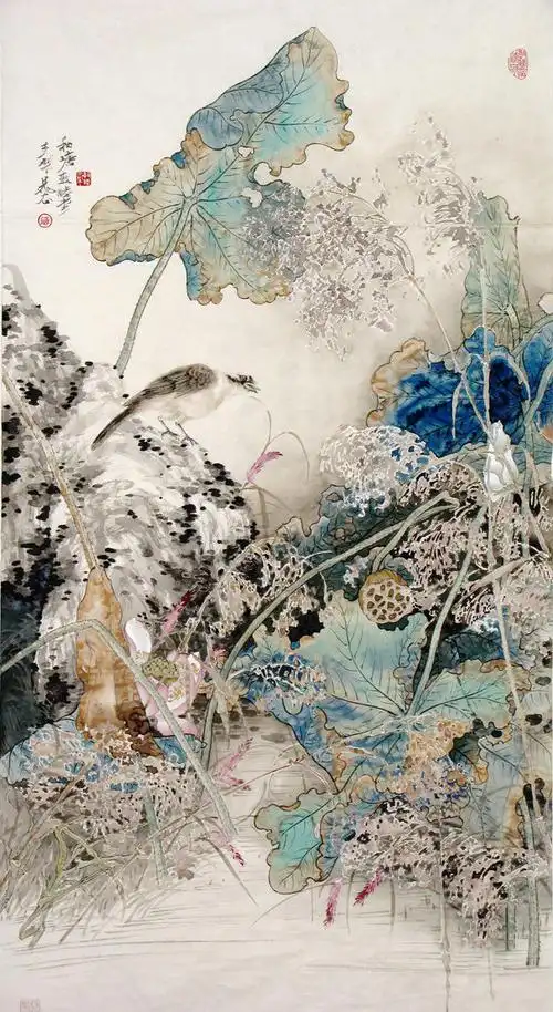 晁谷花鸟画精品展