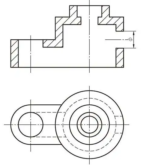 补画剖视图中的漏线图