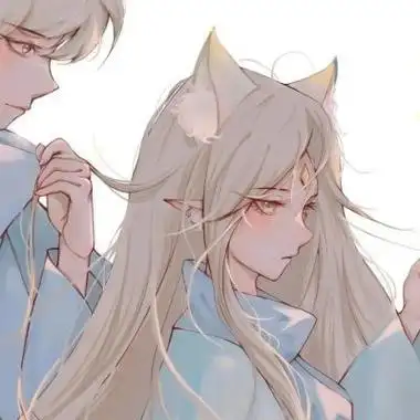 超级惊艳的手绘动漫情头_情侣头像_美头网