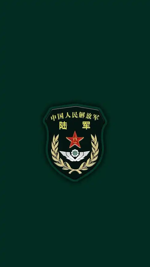 中国陆军徽章,标准制作的手机动感壁纸(副本)