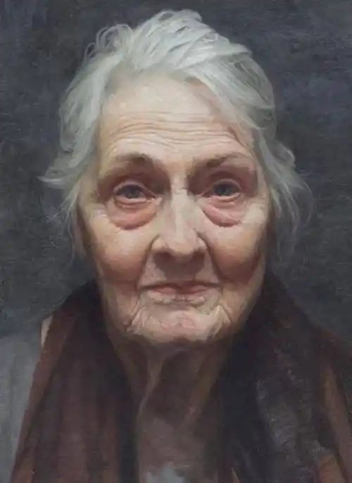 美国画家67大卫乔恩卡桑超写实油画人物作品