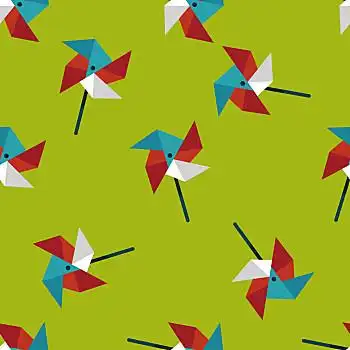 风车,象征,无缝,图案,背景