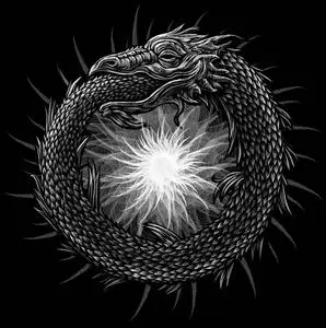 衔尾蛇图腾图片