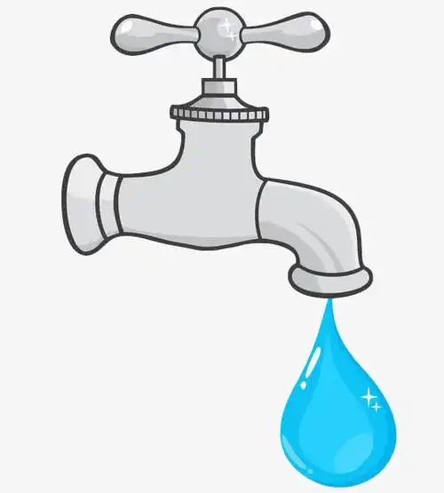 水龙头流出的一滴水