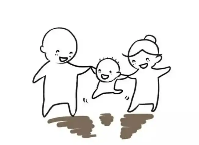 小女孩儿简笔画熊孩子日记系列在水上乐园玩水熊孩子日记简笔画不玩水