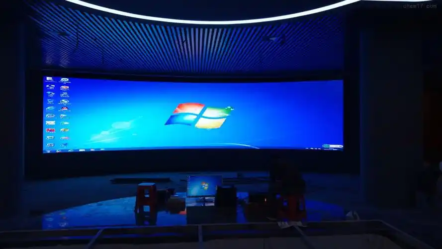 会议室视频会议p1.25厂家定制led电子屏价格_p1.25led显示屏-深圳市联