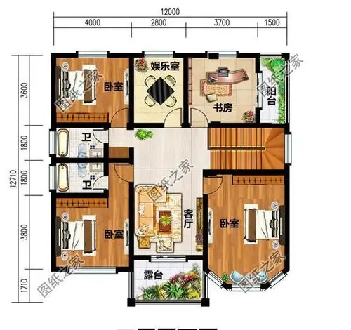 140平二层楼房设计图,农村建房子果然还是二层最受欢迎|设计图|户型