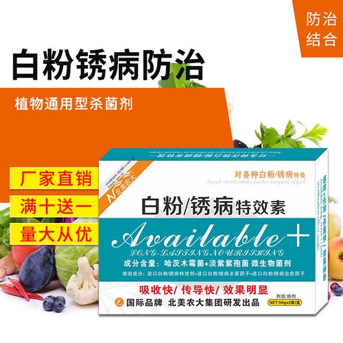 白粉锈病特效素进口杀菌剂黄瓜辣椒番茄葡萄白粉病专用药大葱锈病