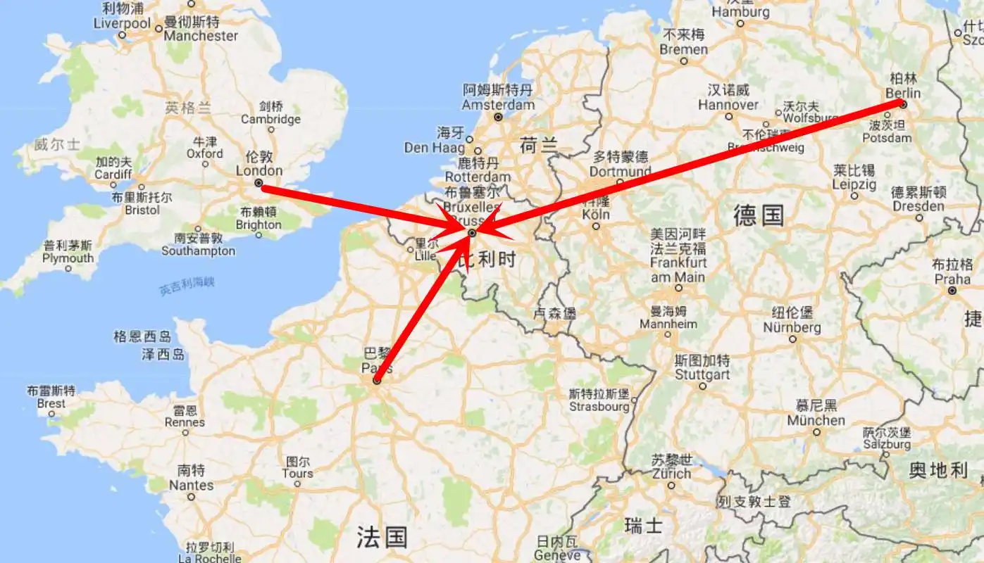 欧洲心脏为何不是伦敦巴黎,偏偏选中布鲁塞尔?英法德还一致赞同