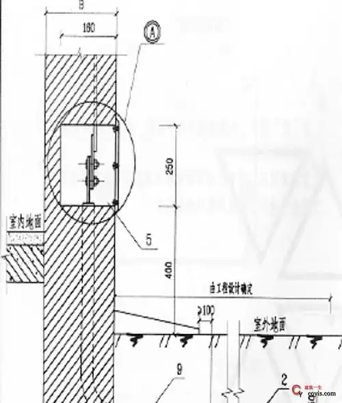 采用双面焊接,搭接长度大于6d防雷引下线焊接质量要点:利用结构柱内主