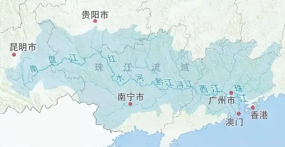 珠江是在哪个省份(河流盘点:珠江作为我国年径流量第二大河,上游水系