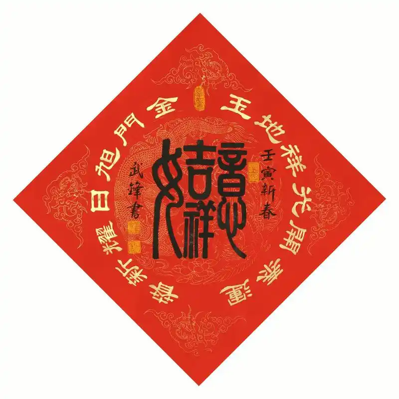篆隶新作·合体字《吉祥如意》(参照旧作福禄寿喜创作,每日一品 - 抖