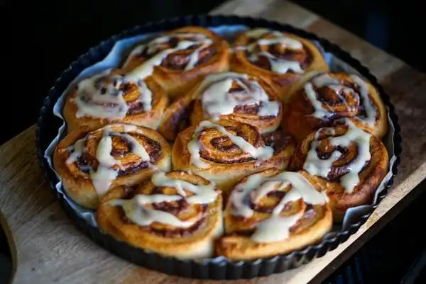 pumpkinwang做的肉桂卷cinnamonroll