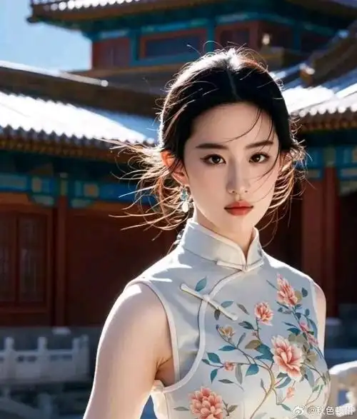 刘亦菲在故宫的旗袍秀真的太美了.