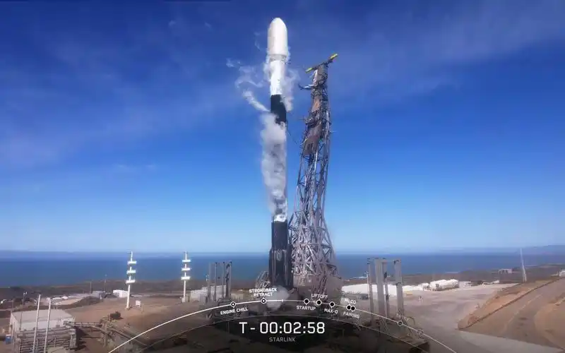 【starlink mission】spacex发射猎鹰9号运载火箭把第75批51颗星链卫