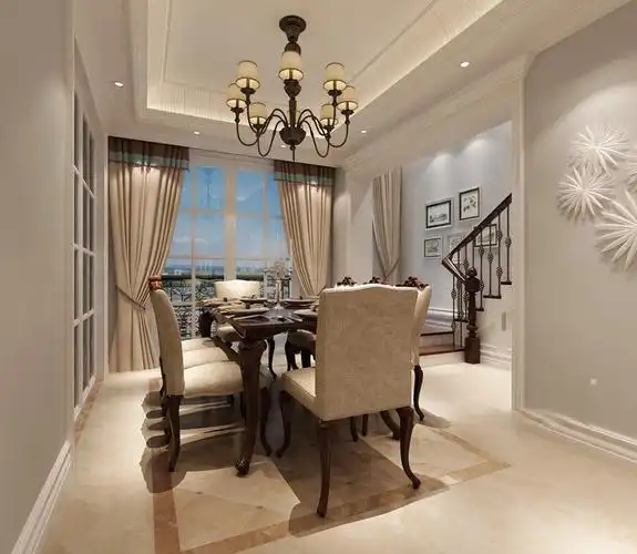 风度国际260平美式乡村风格复式装修效果图