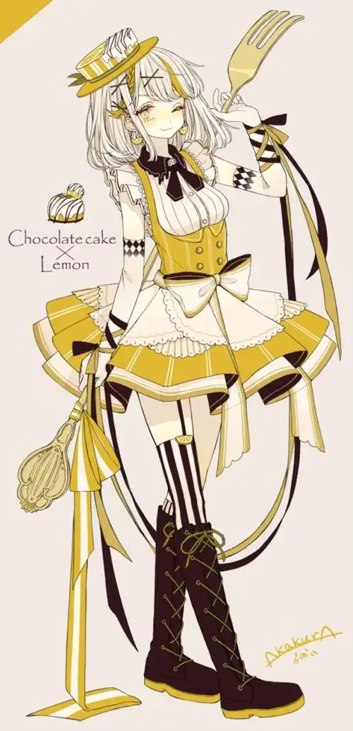 少女 动漫 服装素材 设计 动漫人设 二次元 漫画古风 人物 手绘 q版