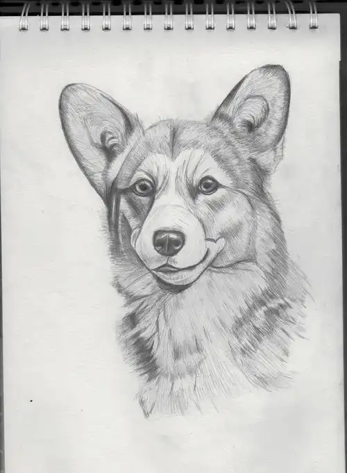 手绘练习-狗