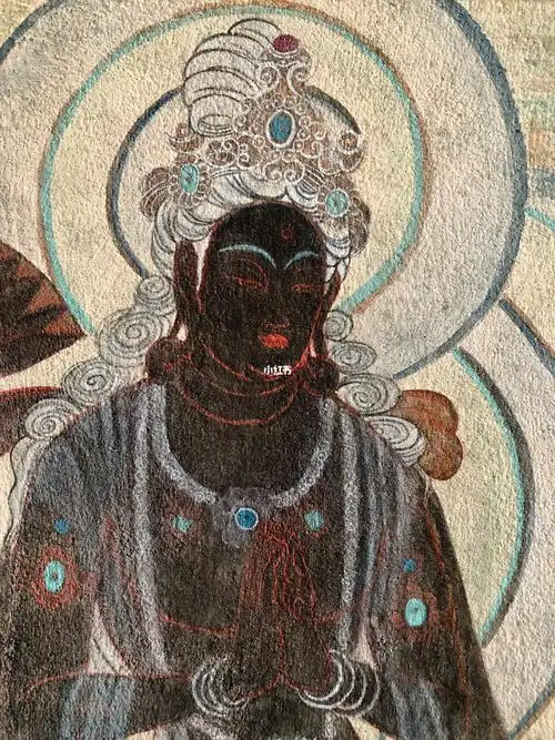 敦煌莫高窟第320窟北壁观无量寿经变观音