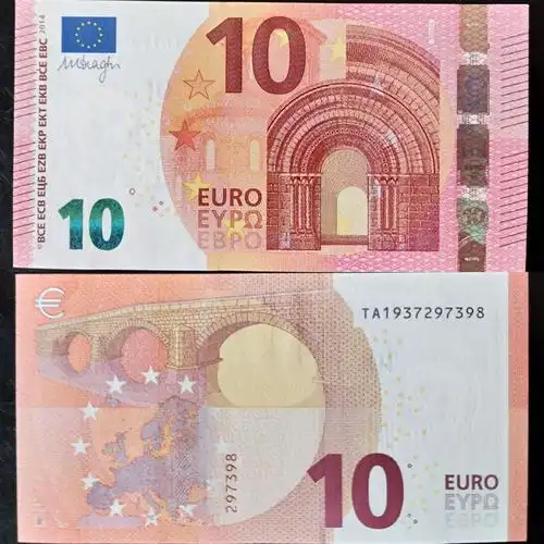 10欧元(红色)〖2014年版