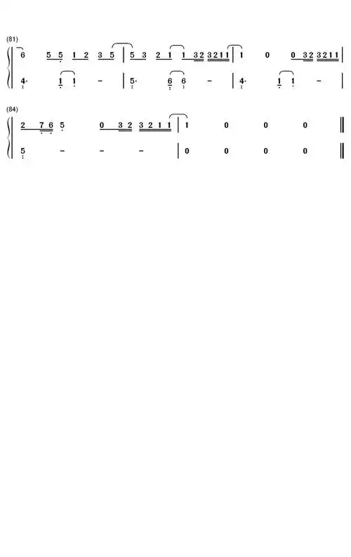 光点简谱-苍强曲谱