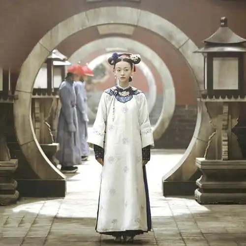 古装影视剧延禧攻略略同清朝格格宫女丫鬟旗服民族服装