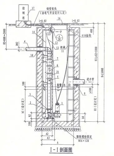 潜水排污泵安装图集