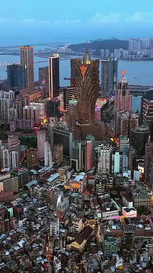 澳门全景航拍,祖国的掌上明珠,有条件一定要去!