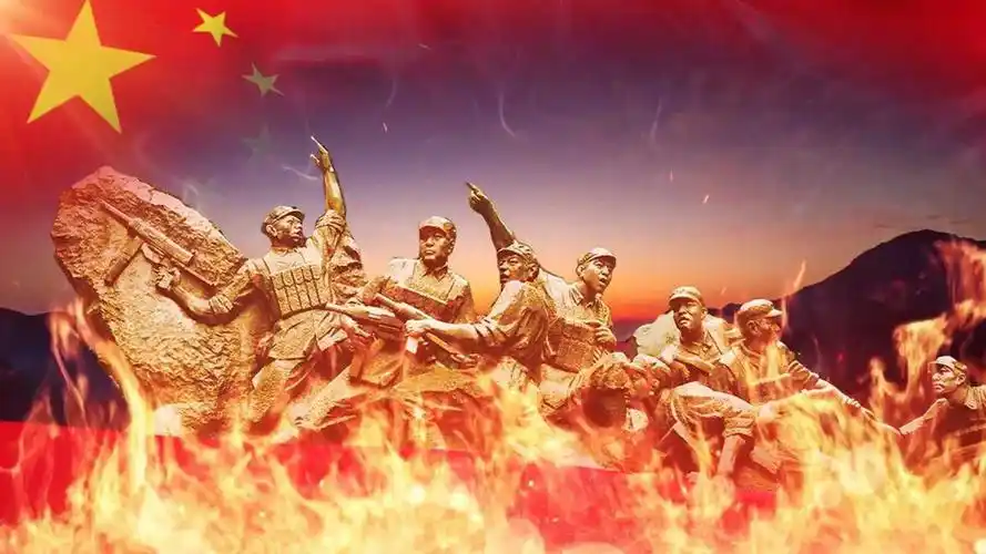 红军背景视频素材_腾讯视频