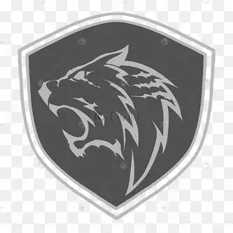 老虎盾牌图标虎头