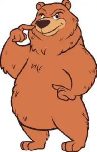 胖胖熊简笔画动漫 简笔画图片大全-蒲城教育文学网