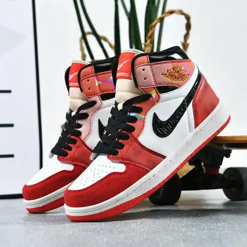 莆田aj男鞋高帮酒红板鞋篮球鞋男女情侣款青少年运动休闲时尚潮鞋