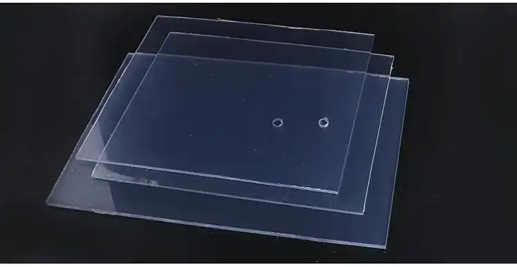 pvc透明板硬片塑料板透明有机板玻璃亚克力板雕刻加工打孔 3mm5mm