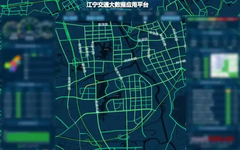 多伦交通城市路网gis地图及应用