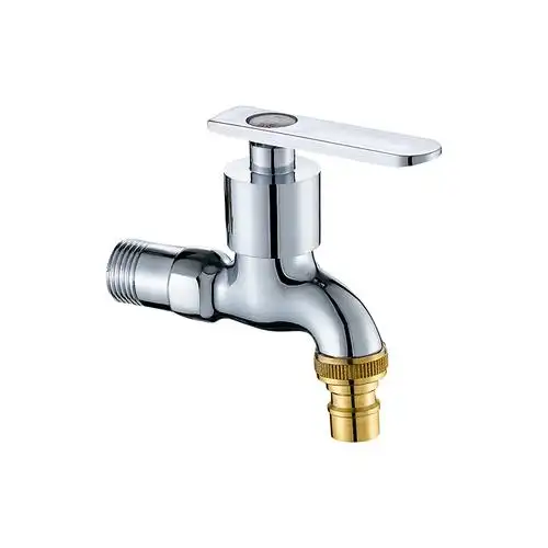 洗衣机专用4分水龙头一分二家用拖把池加长自来水龙头铜接头两用