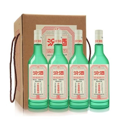 小批量酿造票号汾五万票45度450ml*4瓶清香型白酒山西汾酒