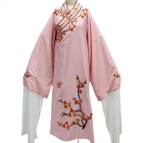 戏剧戏曲新款斜领绣花梁山伯小生越剧黄梅戏戏服民族服装