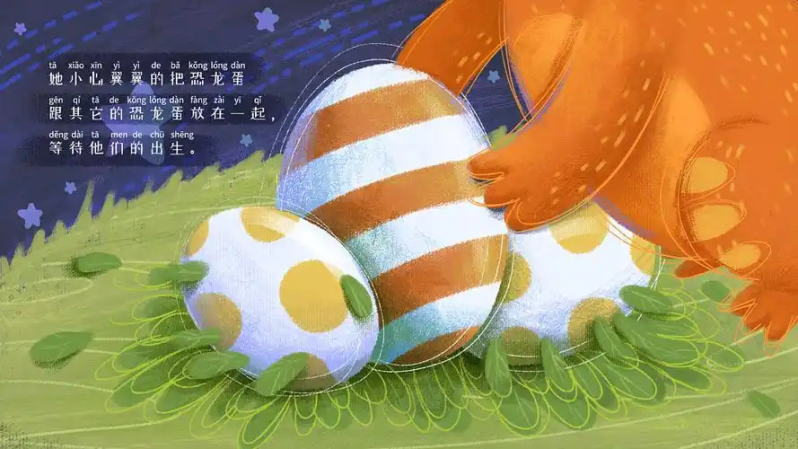 恐龙儿插-健忘的慈母龙|插画|儿童插画|青晚 - 原创作品 - 站酷