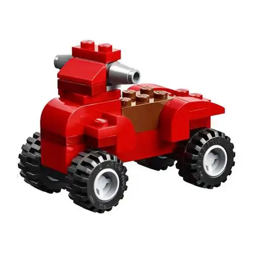 益智拼装拼插积木婴幼儿玩具得宝经典创意系列 小颗粒中号积木盒10696